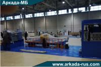 Mounting of the exhibition stand 221, hall 2, pavilion 75, VDNH, Moscow 