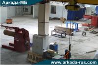 ARKADA-MB assembly start of automatic rolled metal slitting line LA 182 for metal thickness of 0.4 - 0.8 mm and a width of 1250 mm