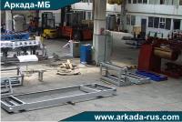 ARKADA-MB assembly start of automatic rolled metal slitting line LA 182 for metal thickness of 0.4 - 0.8 mm and a width of 1250 mm